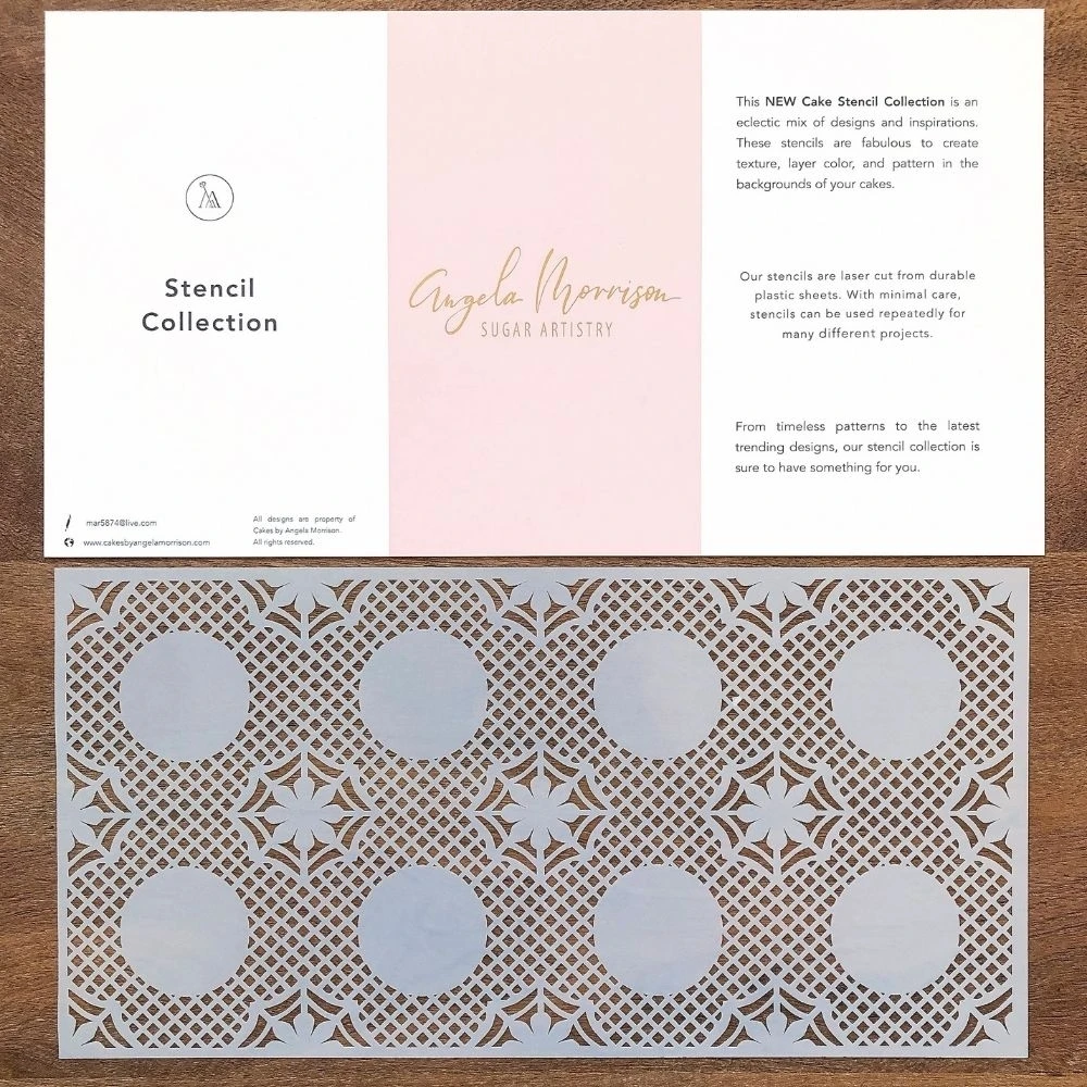 Angela Morrison Chantilly - Lace Stencil Collection 4 Angela Morrison Chantilly - Lace Stencil Collection - Image 2