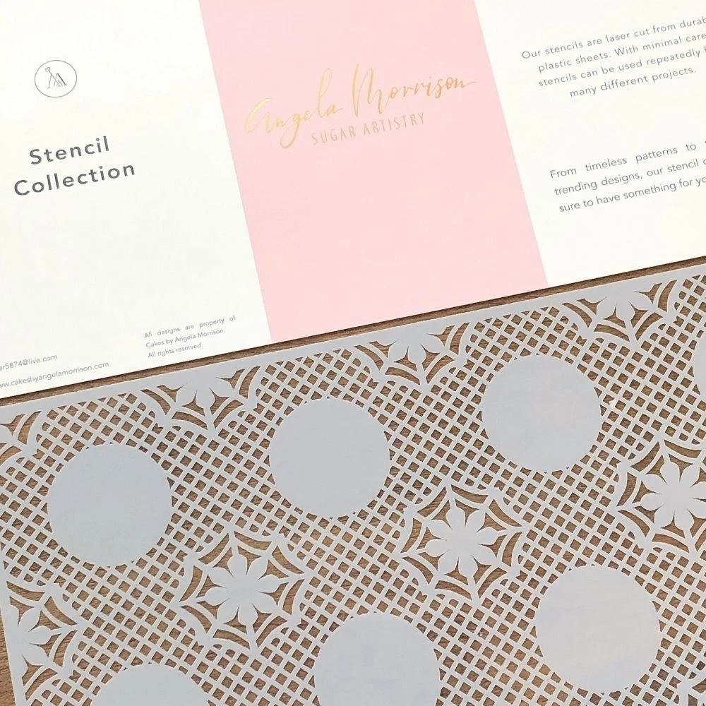 Angela Morrison Chantilly - Lace Stencil Collection 7 Angela Morrison Chantilly - Lace Stencil Collection - Image 5