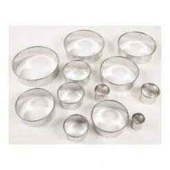 Ateco Plain Round Cutters - 12 Piece Set -Baking Supplies Store ateco plain round cutters 12 piece set p747 3328 image