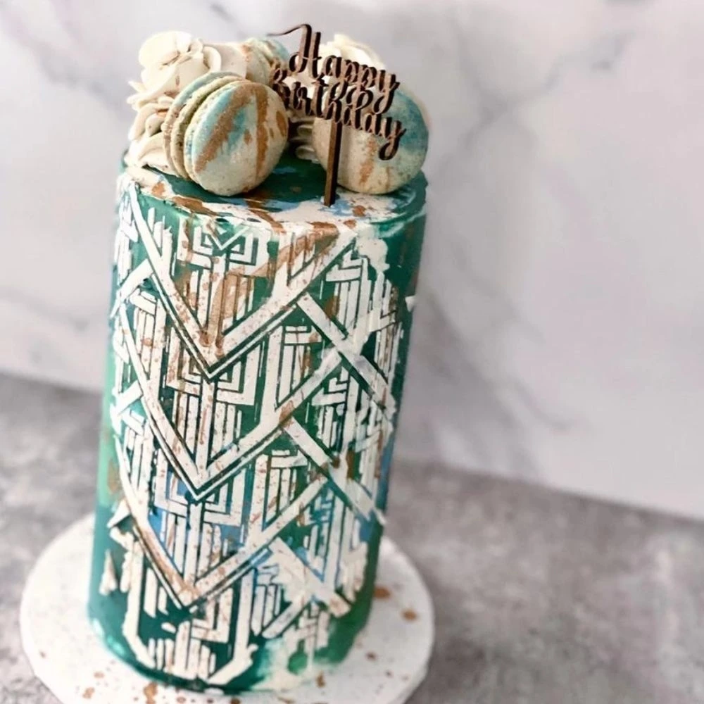 Belsize Cakes Opulence Cake Stencil 4 Belsize Cakes Opulence Cake Stencil - Image 2