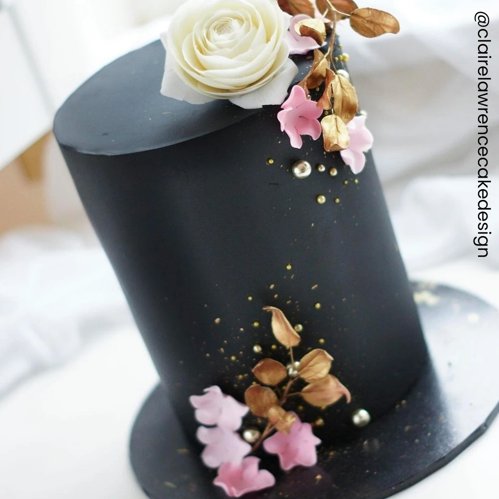 Couture Black Sugarpaste 4 Couture Black Sugarpaste - Image 2