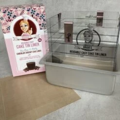 Brigid's Cake Room Square Chocolate Biscuit Cake Tin Liner Kit -Baking Supplies Store brigids cake room square chocolate biscuit cake tin liner kit p14266 56160 image