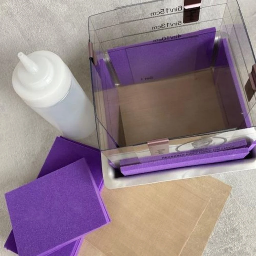 Brigid's Cake Room Square Ganaching Cake Tin Liner Kit 4 Brigid's Cake Room Square Ganaching Cake Tin Liner Kit - Image 2