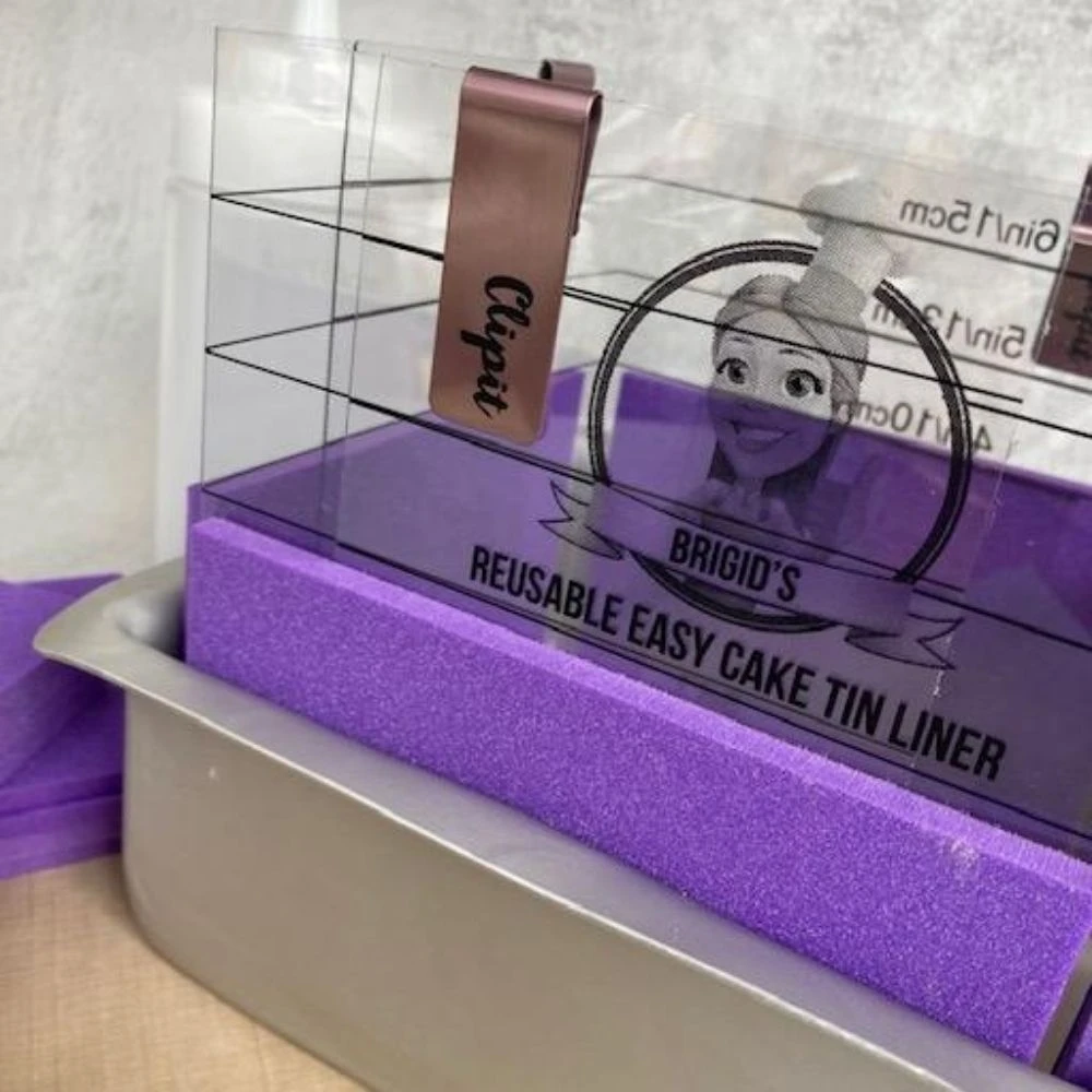 Brigid's Cake Room Square Ganaching Cake Tin Liner Kit 6 Brigid's Cake Room Square Ganaching Cake Tin Liner Kit - Image 4