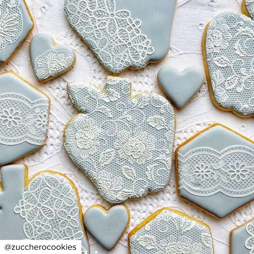 Cake Lace 3D Cupcake Wrapper Mats - Set Of 3 8 Cake Lace 3D Cupcake Wrapper Mats - Set Of 3 - Image 6