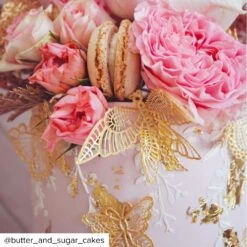 Cake Lace Beautiful Butterflies - 3D Large Lace Mat -Baking Supplies Store cake lace beautiful butterflies 3d large lace mat p2818 48807 image