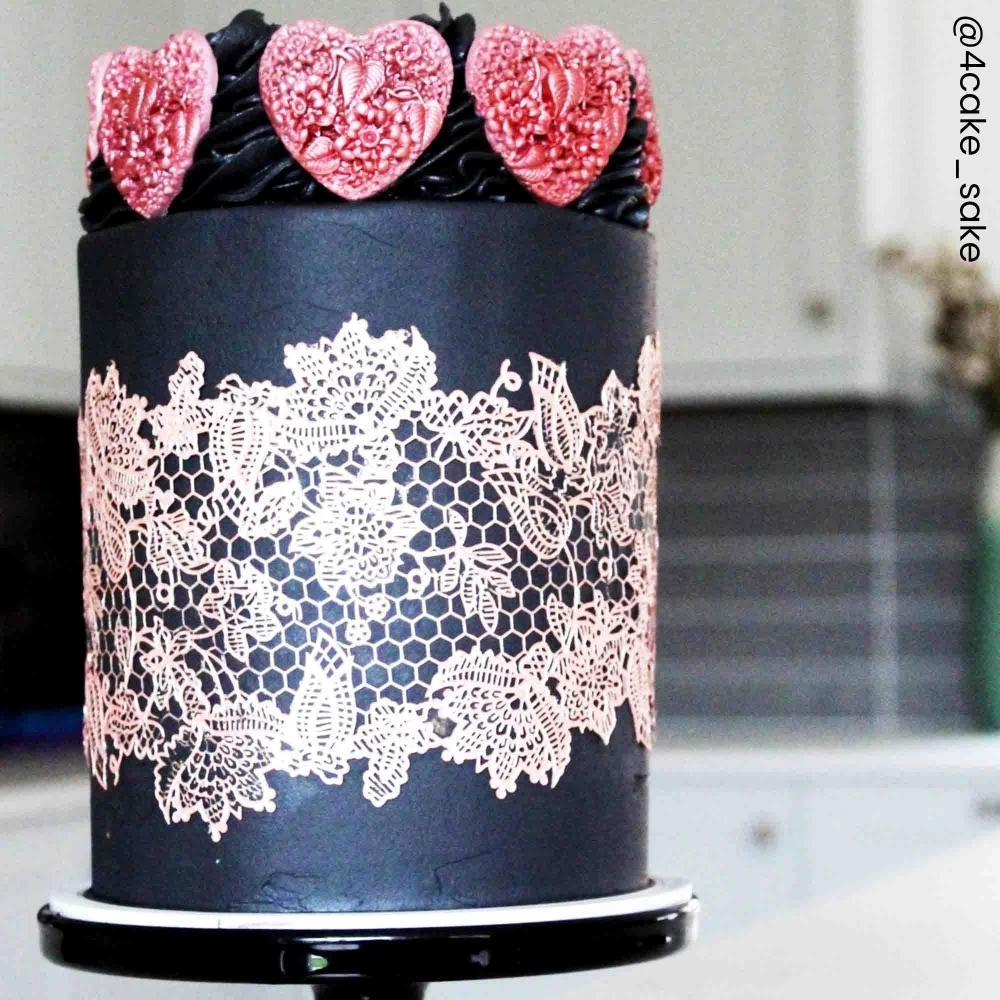 Cake Lace Eternity - 3D Large Lace Mat 4 Cake Lace Eternity - 3D Large Lace Mat - Image 2