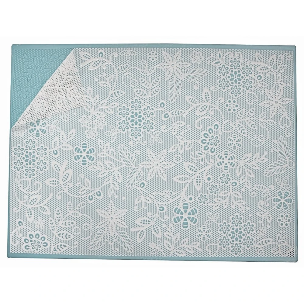 Cake Lace Floral Fern - 3D Large Lace Mat 6 Cake Lace Floral Fern - 3D Large Lace Mat - Image 4