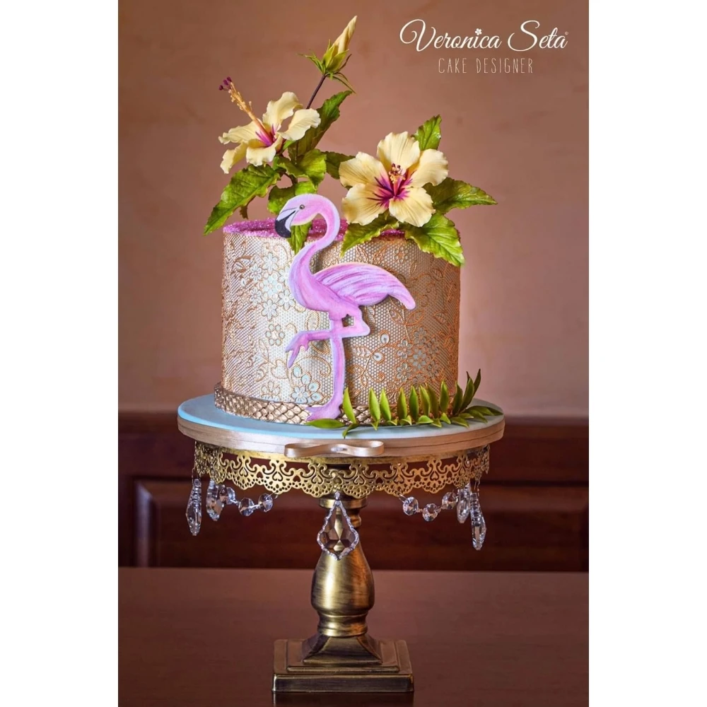 Cake Lace Floral Fern - 3D Large Lace Mat 8 Cake Lace Floral Fern - 3D Large Lace Mat - Image 6