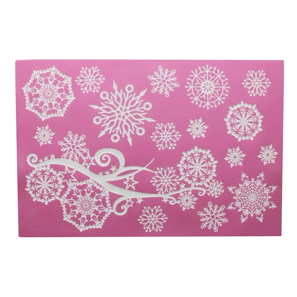 Cake Lace Frozen Crystal - 3D Large Lace Strip Mat 8 Cake Lace Frozen Crystal - 3D Large Lace Strip Mat - Image 6