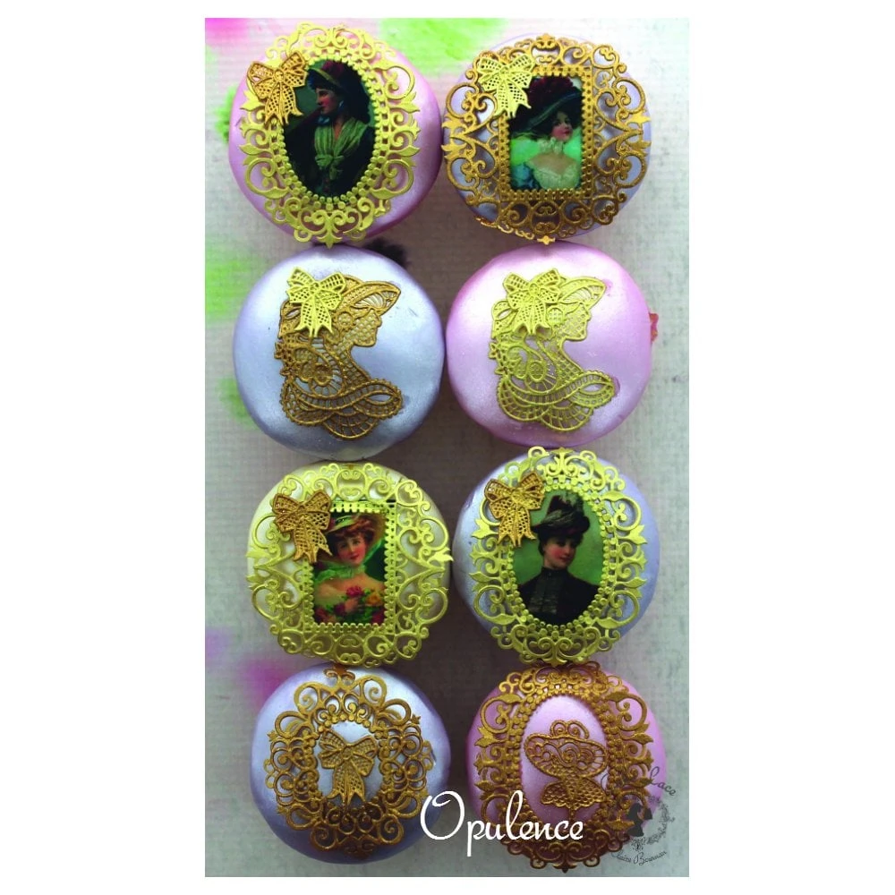 Cake Lace Opulence - 3D Large Lace Mat 5 Cake Lace Opulence - 3D Large Lace Mat - Image 3