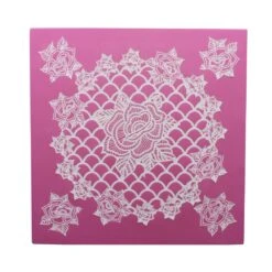 Cake Lace Ring Of Roses - 3D Cake Topper Mat