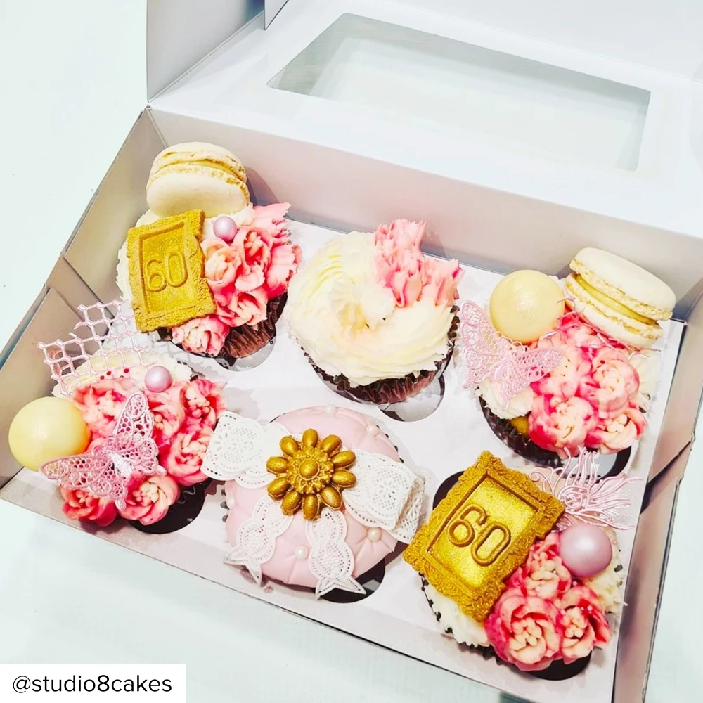 Cake Lace Vintage Bows - 3D Large Lace Strip Mat 5 Cake Lace Vintage Bows - 3D Large Lace Strip Mat - Image 3