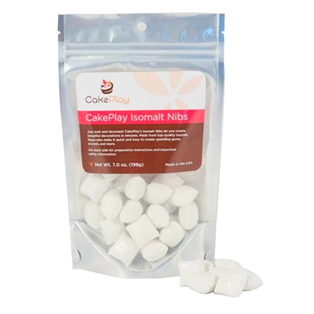 Cakeplay Brilliant White Isomalt Nibs Pack 198g 3 Cakeplay Brilliant White Isomalt Nibs Pack 198g
