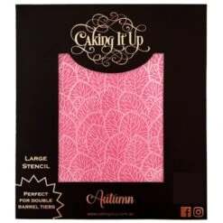 Caking It Up Autumn Cake Stencil