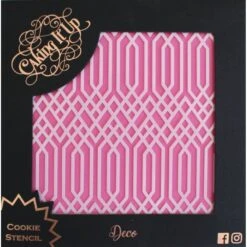 Caking It Up Deco Cookie Stencil