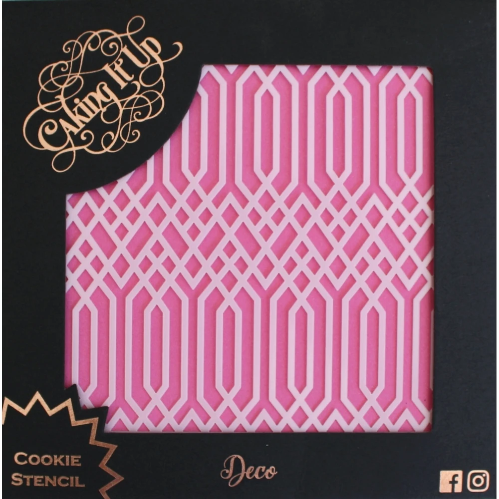 Caking It Up Deco Cookie Stencil 3 Caking It Up Deco Cookie Stencil