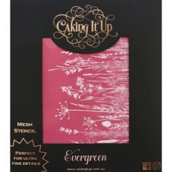 Caking It Up Evergreen Mesh Cake Stencil