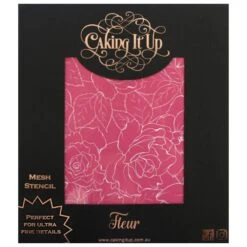 Caking It Up Fleur Mesh Cake Stencil