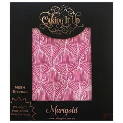 Caking It Up Marigold Mesh Cake Stencil