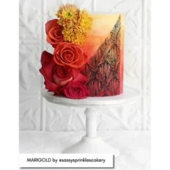 Caking It Up Marigold Mesh Cake Stencil 10 Caking It Up Marigold Mesh Cake Stencil -Baking Supplies Store caking it up marigold mesh cake stencil p19316 78109 image