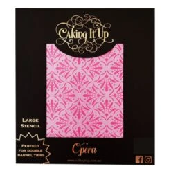 Caking It Up Opera Cake Stencil