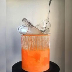 Caking It Up Shimmer Cake Border Stencil -Baking Supplies Store caking it up shimmer cake border stencil p13733 50750 image