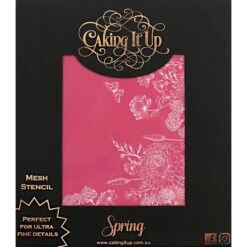 Caking It Up Spring Mesh Cake Stencil