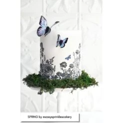 Caking It Up Spring Mesh Cake Stencil 11 Caking It Up Spring Mesh Cake Stencil -Baking Supplies Store caking it up spring mesh cake stencil p13569 49105 image