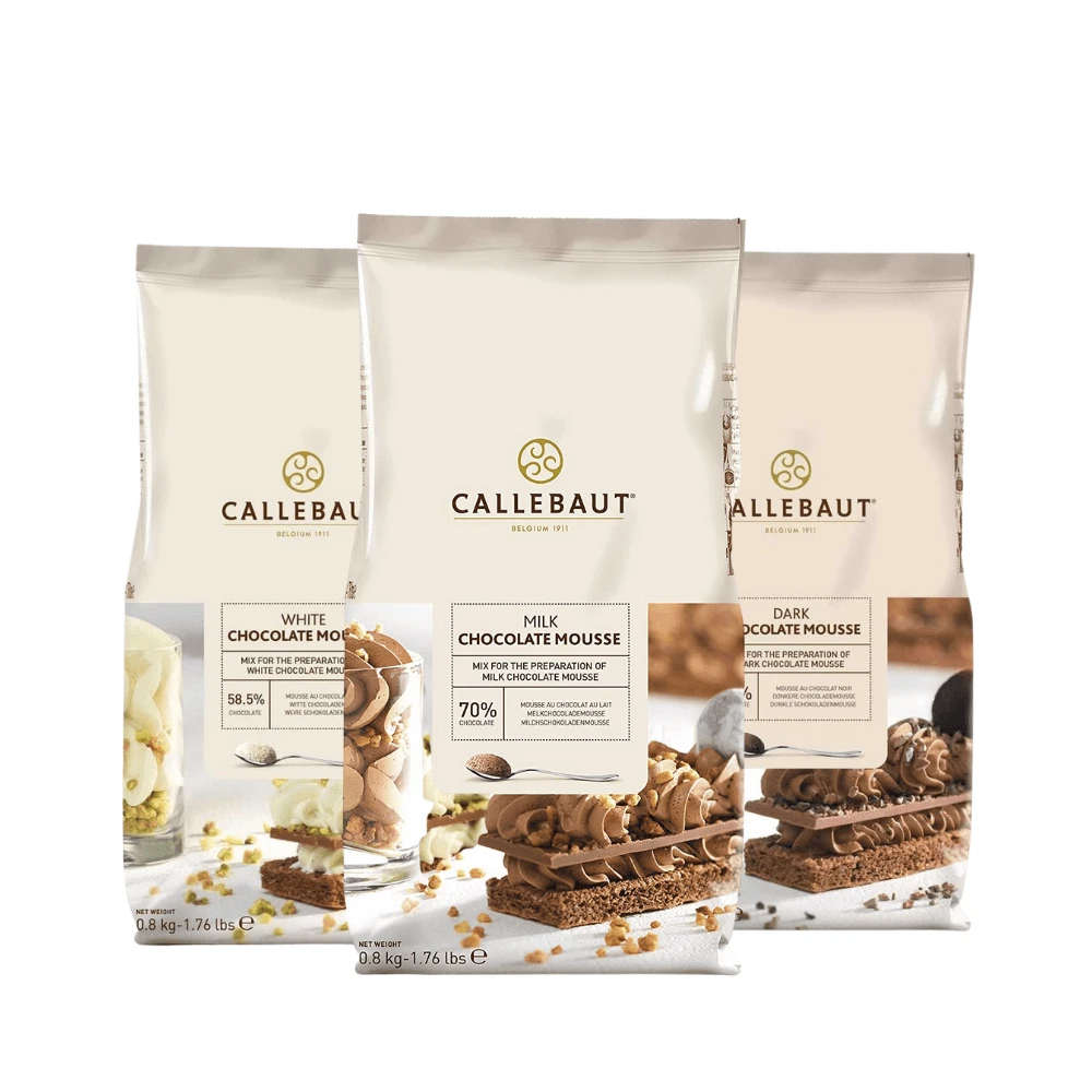 Callebaut Chocolate Mousse Mix 800g 3 Callebaut Chocolate Mousse Mix 800g