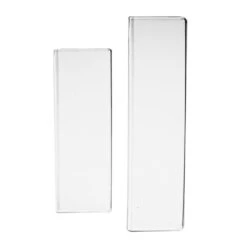 Choctastique Large And Extra Large - Clear Cake Scrapers Set