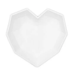 Choctastique Large Geo Heart Chocolate Mould