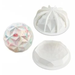 Choctastique Large Round Domed Geo Mould -Baking Supplies Store choctastique large round domed geo mould p13829 52513 image