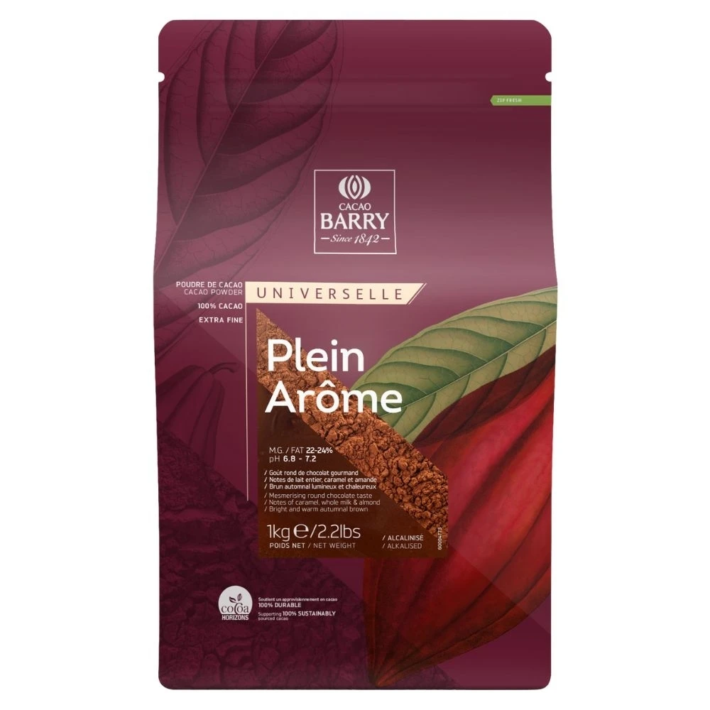 Cocoa Barry Cocoa Powder (Plein Arome) 1kg 3 Cocoa Barry Cocoa Powder (Plein Arome) 1kg