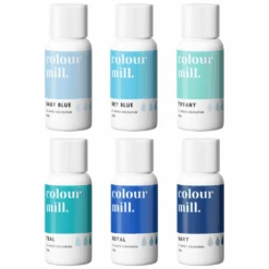 Colour Mill Blue Shades - Gift Set Of 6 Oil Based Colouring
