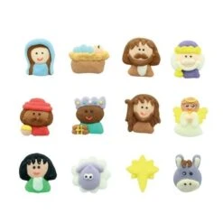 Culpitt Christmas Nativity Sugar Toppers X 96
