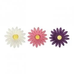 Culpitt Edible Sugar Soft Daisy Flower Toppers - 50mm