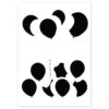Edwin Weimer Balloons Stencil 2 Edwin Weimer Balloons Stencil -Baking Supplies Store edwin weimer balloons stencil p12299 39896 image