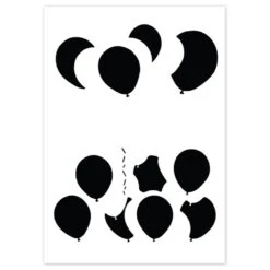 Edwin Weimer Balloons Stencil