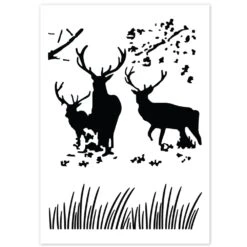 Edwin Weimer Stag Stencil
