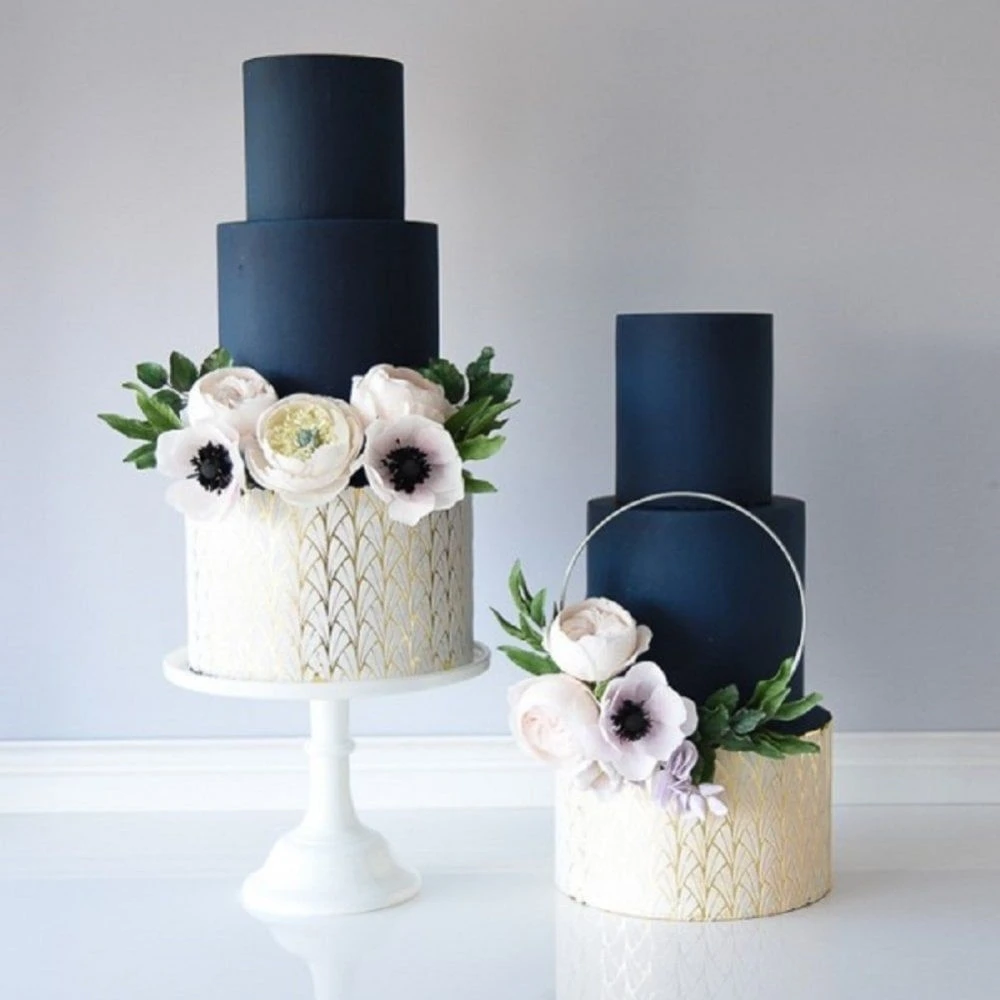 Evil Cake Genius Art Deco Fountain Standard Height Cake Stencil By Suzanne Esper 5 Evil Cake Genius Art Deco Fountain Standard Height Cake Stencil By Suzanne Esper - Image 3