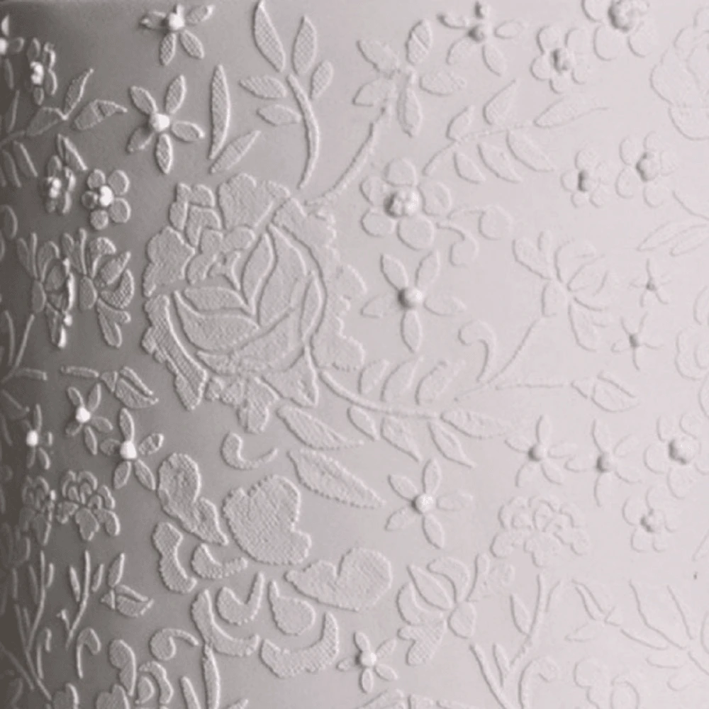 Evil Cake Genius Embroidered Lace Cake Stencil 5 Evil Cake Genius Embroidered Lace Cake Stencil - Image 3