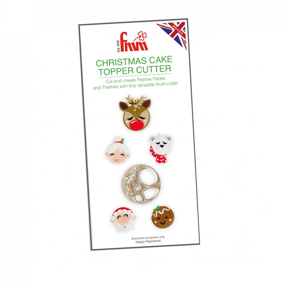 FMM Christmas Cake Topper Cutter 3 FMM Christmas Cake Topper Cutter
