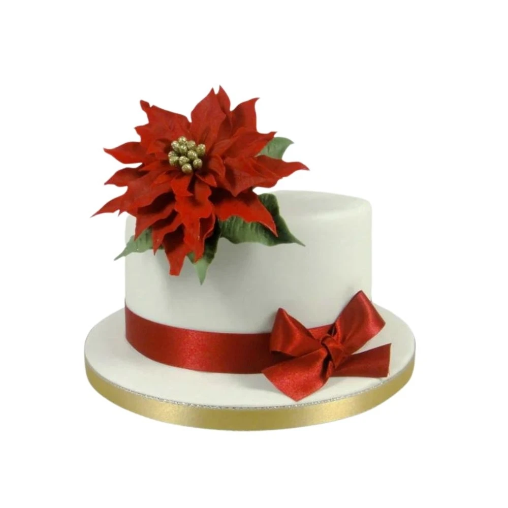 FMM Poinsettia Icing Cutter Set Of 7 4 FMM Poinsettia Icing Cutter Set Of 7 - Image 2