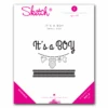 Francesca Speranza It's A Boy Sketch Stencil 2 Francesca Speranza It's A Boy Sketch Stencil -Baking Supplies Store francesca speranza its a boy sketch stencil p10911 27351 image
