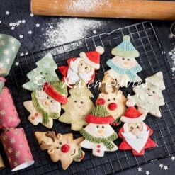 Karen Davies Christmas Tree Characters Mould -Baking Supplies Store karen davies christmas tree characters mould p14261 56100 image