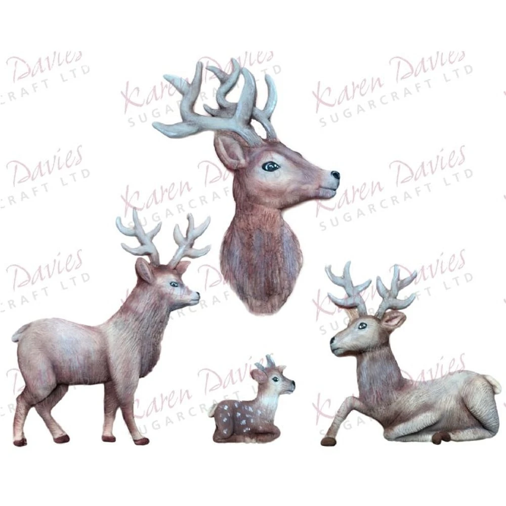 Karen Davies Rustic Stag Mould 7 Karen Davies Rustic Stag Mould - Image 5