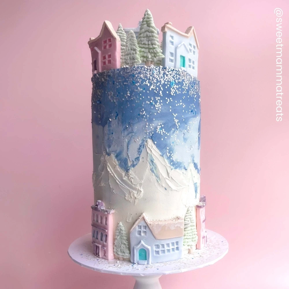 Karen Davies Winter Village Mould 4 Karen Davies Winter Village Mould - Image 2