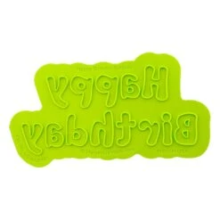 Marvelous Molds Happy Birthday Bubble Flexabet Onlay