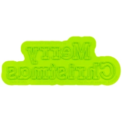 Marvelous Molds Merry Christmas' Typewriter Flexabet Onlay